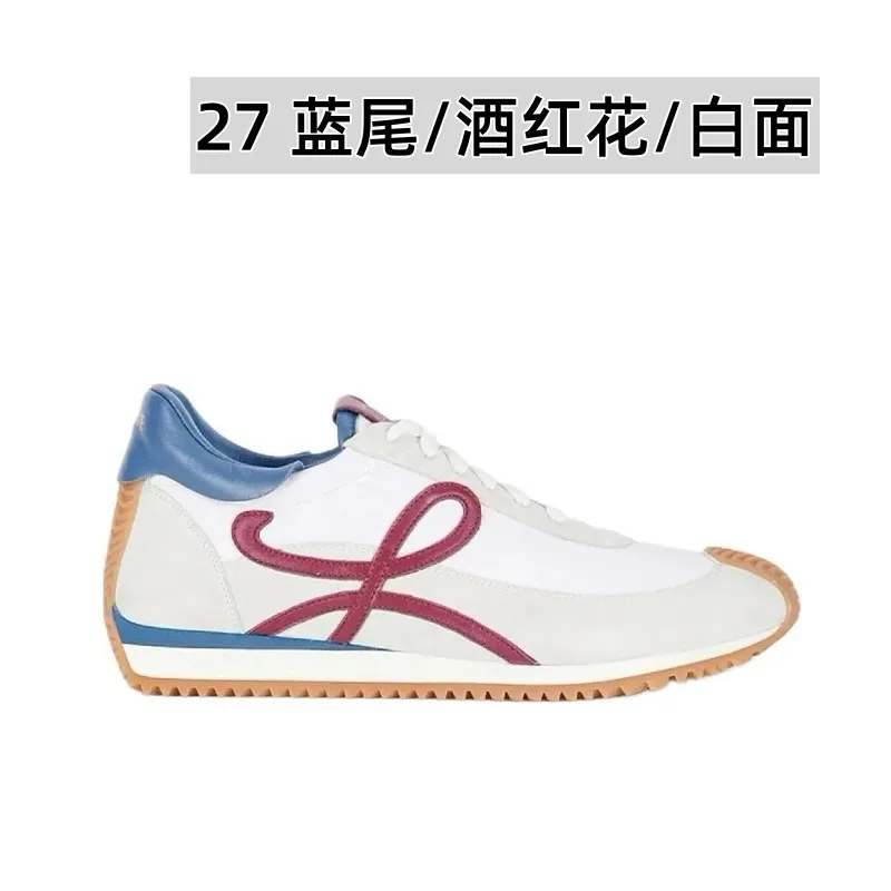 👟👟Ex-factory price 520👟👟 Men's size +10 Super 🔥Hot [LOEWE·Loewe] Forrest Gump shoes, invincible foot feel! The most popular model of the year, shoes with high moral training inside! 2025 new product series 💯Spliced ​​upper. The hidden inner height is soft and comfortable, and the minimalist style is very eye-catching. It is very advanced no matter how you match it. The heel design is novel. Soft and comfortable, and the splicing is light and comfortable: the foot feels invincible. It is rated as the most comfortable running style. It feels like walking on flat ground❤️Original details! The low-cut shoes have the initials of the brand logo on the side, making them a must-have for your shoe cabinet! Upper: imported suede + cowhide + original cloth splicing, cowhide foot pads, original customized abrasive tool combination outsole! Original packaging! 🏆 ✦Upper: imported suede + cowhide + original fabric splicing ✦Insole: movable latex cowhide insole ✦Outsole: original molded TPU combination outsole ✦Female size: 35--40, ✦Male size: 39--45,